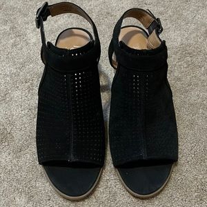 Franco Sarto Peep Toe Heels